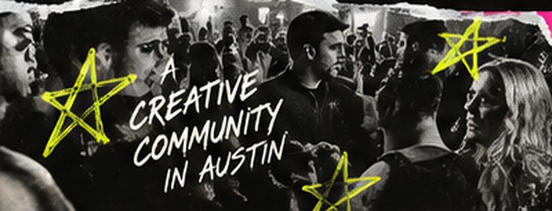 Crowd at an ATX Content Club creator night